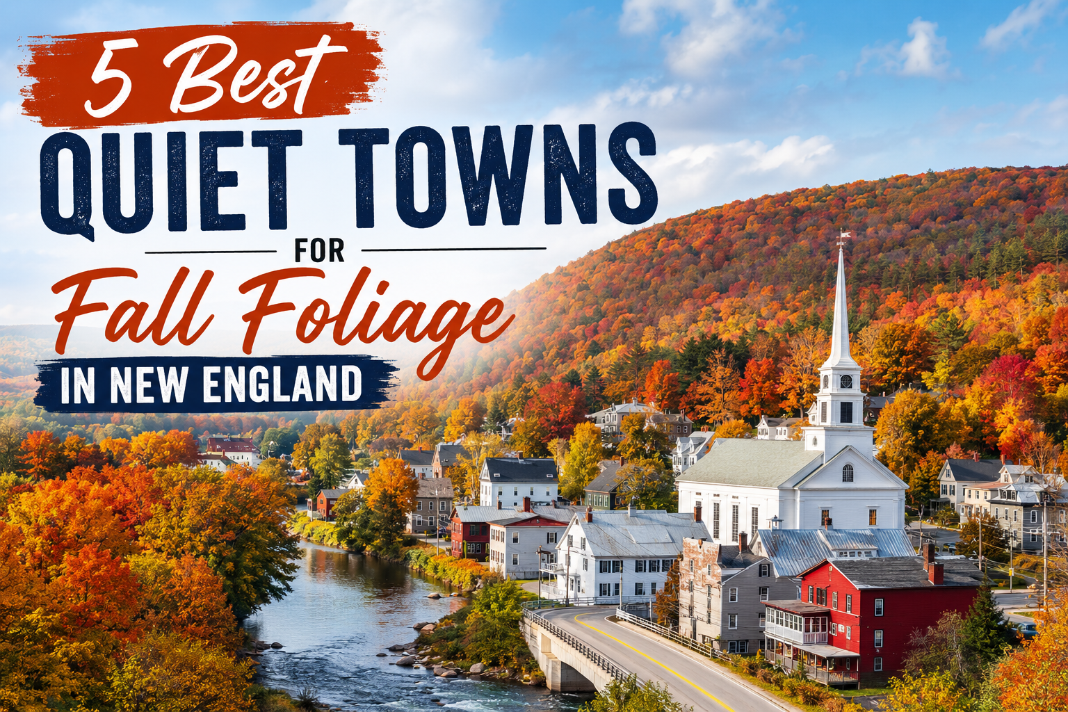 5 Best Quiet Towns for Fall Foliage in New England