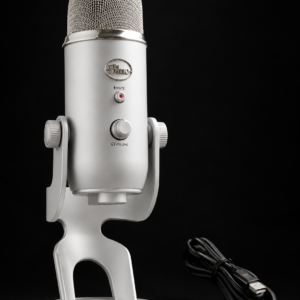 Logitech Creators Blue Yeti USB Microphone for PC, Mac, Gaming, Recording, Streaming, Podcasting, Studio and Computer Condenser Mic with Blue VO!CE effects, 4 Pickup Patterns, Plug and Play - Blackout | Blue Vo!ce Effects, 4 Pickup Patterns, Plug and Play