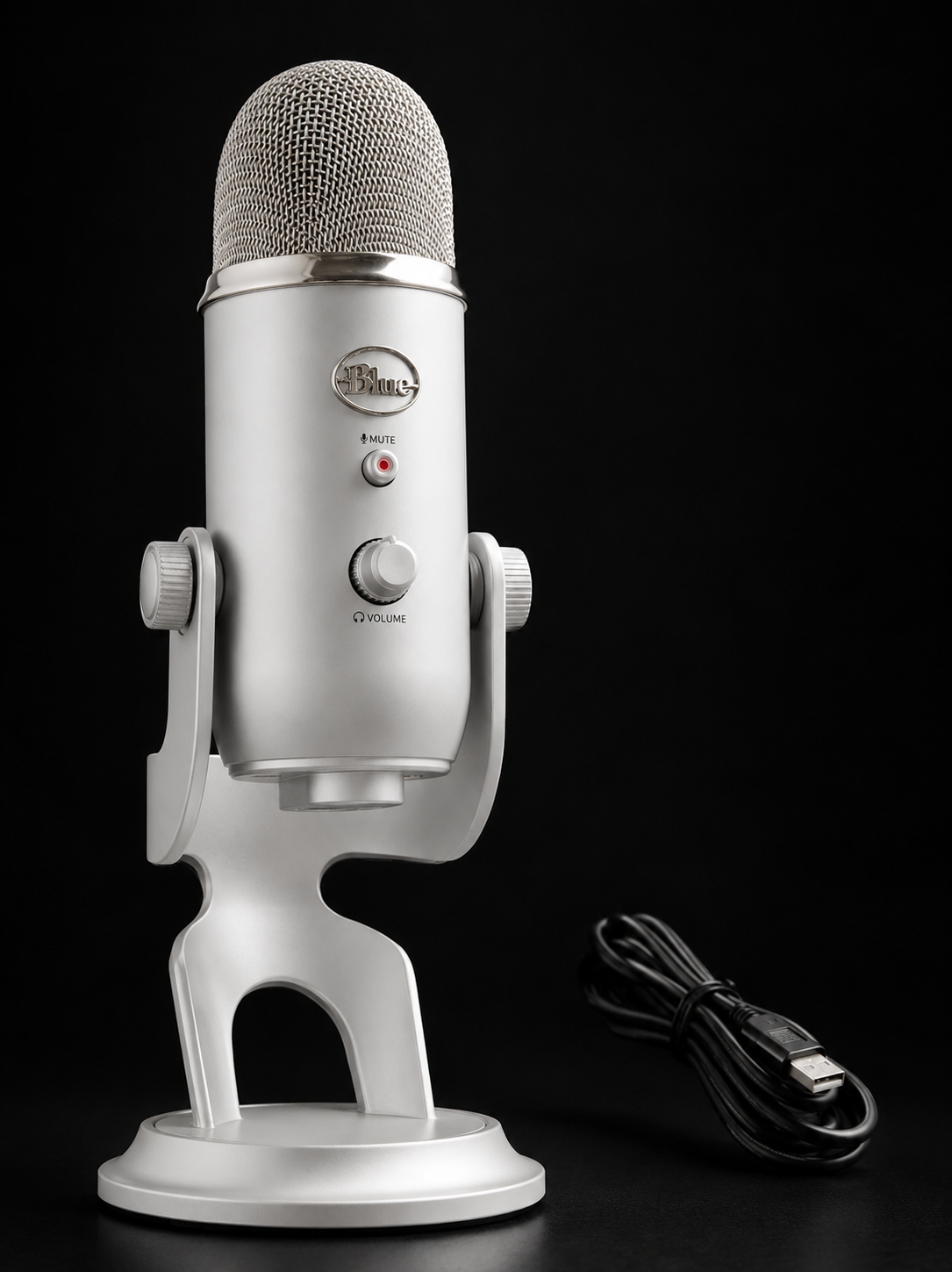 Logitech Creators Blue Yeti USB Microphone for PC, Mac, Gaming, Recording, Streaming, Podcasting, Studio and Computer Condenser Mic with Blue VO!CE effects, 4 Pickup Patterns, Plug and Play - Blackout | Blue Vo!ce Effects, 4 Pickup Patterns, Plug and Play