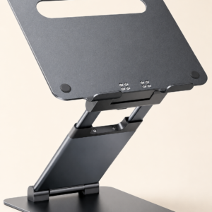 Nulaxy Pull-Out Height Adjustable Laptop Stand for Desk, 22 LB Support