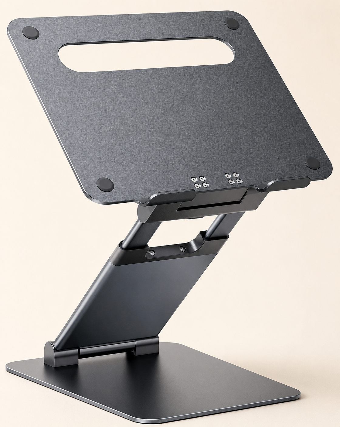 Nulaxy Pull-Out Height Adjustable Laptop Stand for Desk, 22 LB Support