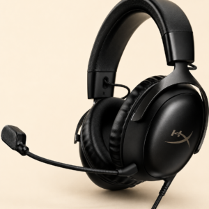 HyperX Cloud III – Wired Gaming Headset, PC, PS5, Xbox Series X|S, Angled 53mm Drivers, Spatial Audio, Memory Foam, Durable Frame, Ultra-Clear 10mm Mic, USB-C, USB-A, 3.5mm – Black