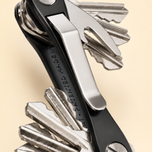 KeySmart Rugged Keychain Multitool Key Holder, Up to 14 Keys | Key Organizer for EDC. Expandable, Durable Build, Reduces Key Chain Bulk & Jingle, Pocket Clip & Bottle Opener Included