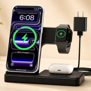 GETPALS Wireless Charger iPhone Charging Station for Apple Multiple Devices