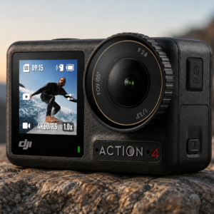 DJI Osmo Action 4 Essential Combo, Waterproof Action Camera Vlogging Camera