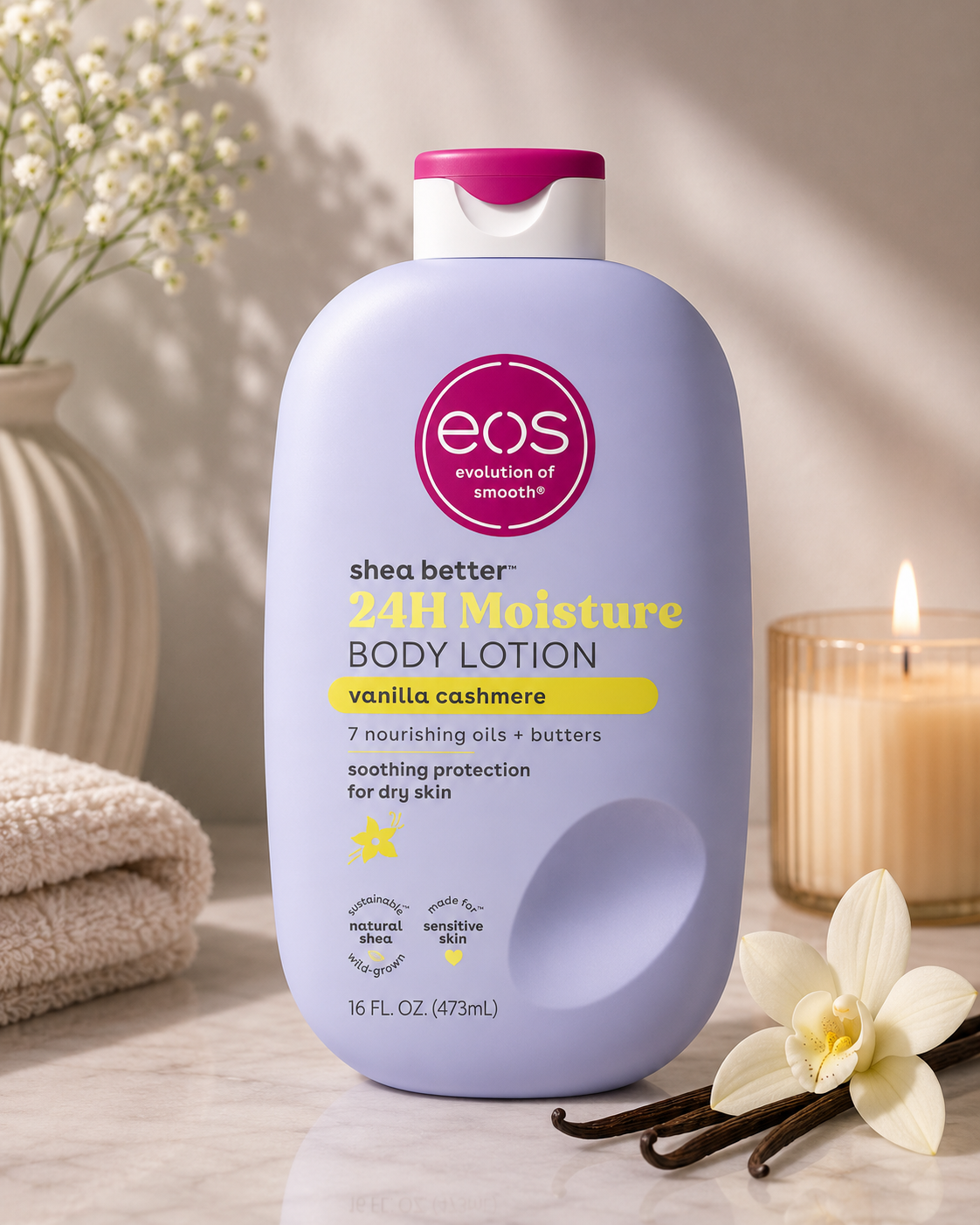 eos Shea Better Body Lotion Vanilla Cashmere