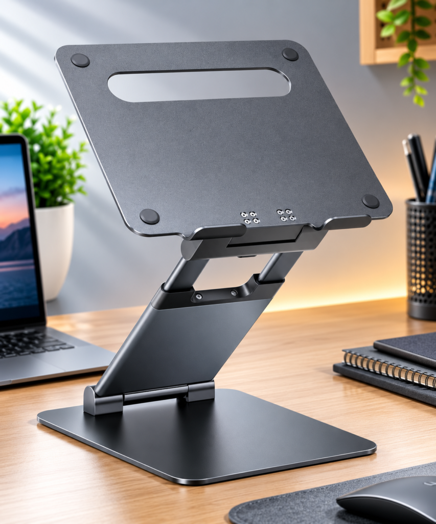 Nulaxy Pull-Out Height Adjustable Laptop Stand