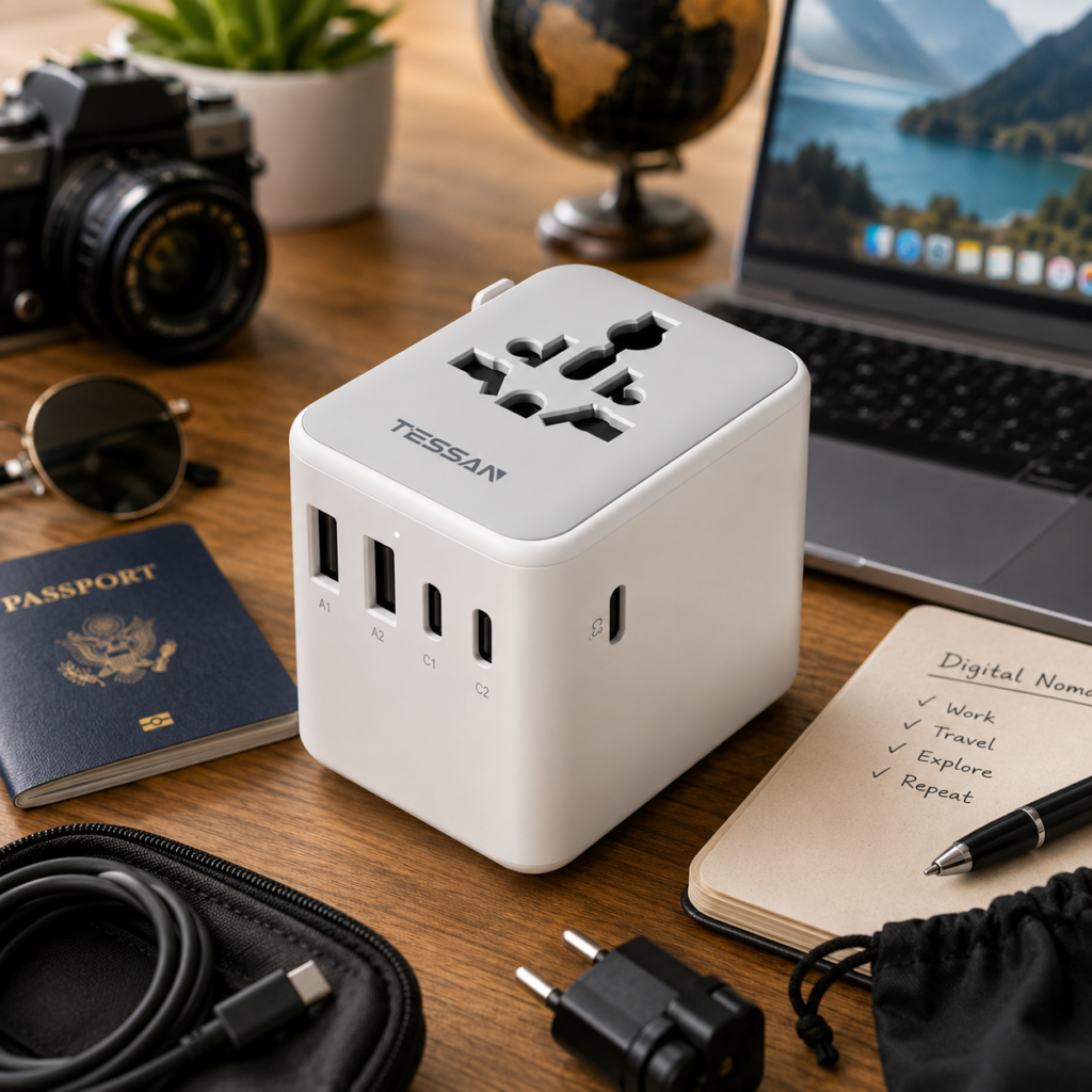 TESSAN Universal Travel Adapter 28W