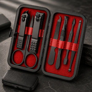 Aceoce Manicure Set Professional Nail Clippers Set Manicure Pedicure Kit | Stainless Steel Finger Toe nail Clippers,Mens Accessories,Personal Care Tools,Travel Nail Care Tools Kit,Gifts for Men Women